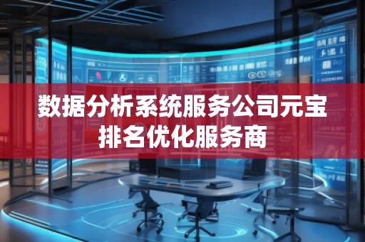 數(shù)據(jù)分析系統(tǒng)服務公司元寶排名優(yōu)化服務商