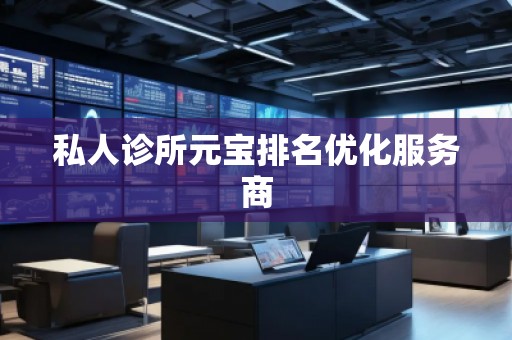 私人診所元寶排名優(yōu)化服務(wù)商
