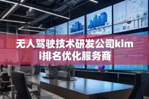 無人駕駛技術研發(fā)公司kimi排名優(yōu)化服務商
