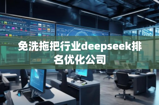 免洗拖把行業(yè)deepseek排名優(yōu)化公司