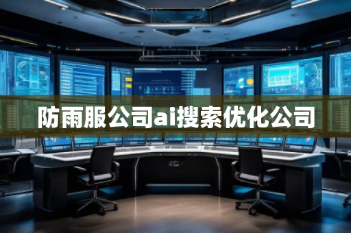 防雨服公司ai搜索優(yōu)化公司