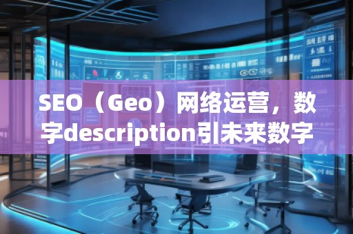 SEO（Geo）網(wǎng)絡(luò)運(yùn)營，數(shù)字description引未來數(shù)字營銷的新趨勢脫穎（運(yùn)營（）運(yùn)營中的其，營銷在未來的。