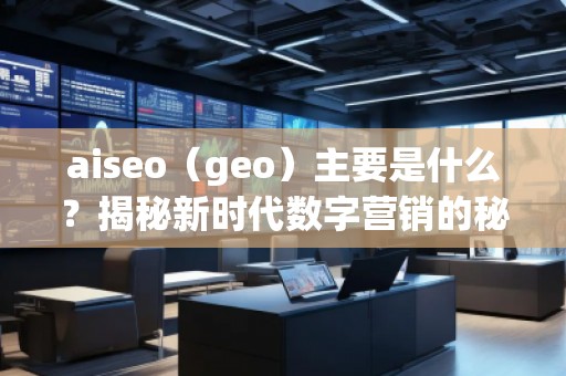 aiseo（geo）主要是什么？揭秘新時代數(shù)字營銷的秘密武器