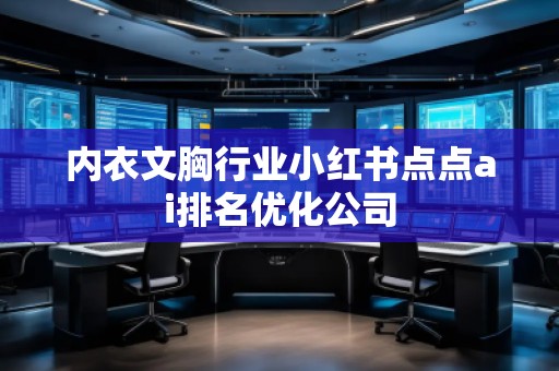 內(nèi)衣文胸行業(yè)小紅書點(diǎn)點(diǎn)ai排名優(yōu)化公司