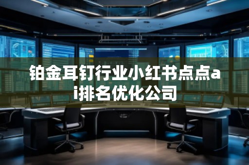 鉑金耳釘行業(yè)小紅書點點ai排名優(yōu)化公司