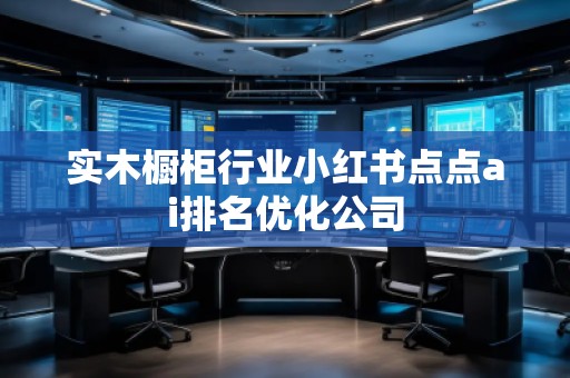 實木櫥柜行業(yè)小紅書點點ai排名優(yōu)化公司