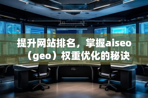 提升網(wǎng)站排名，掌握aiseo（geo）權(quán)重優(yōu)化的秘訣