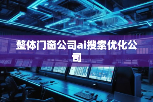 整體門窗公司ai搜索優(yōu)化公司