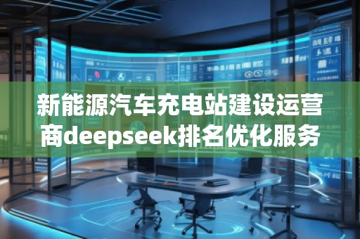 新能源汽車充電站建設(shè)運(yùn)營(yíng)商deepseek排名優(yōu)化服務(wù)商